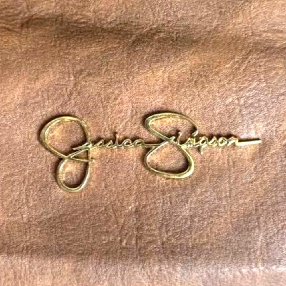 Jessica Simpson Brown Tote Bag - Picture 9 of 10